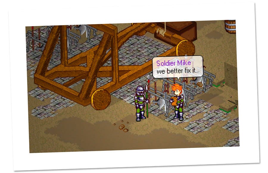 Screenshot from the dev post