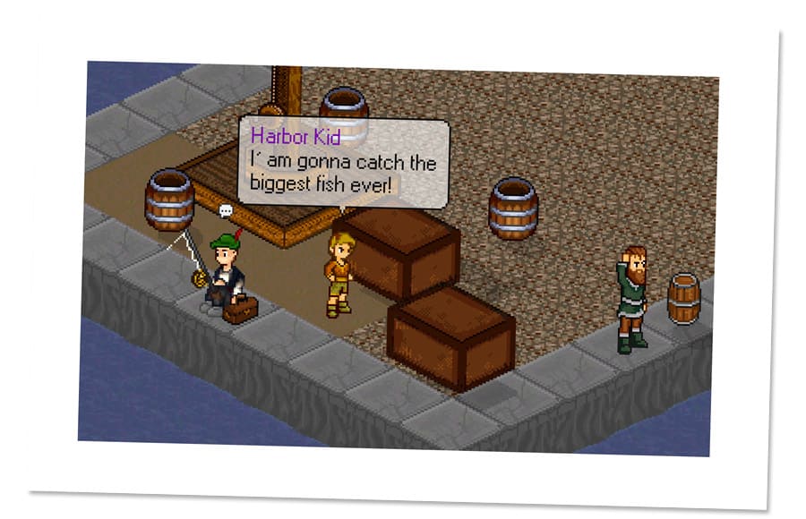 Screenshot from the dev post