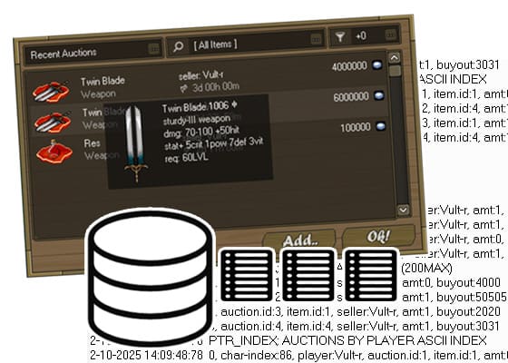 Screenshot from the dev post