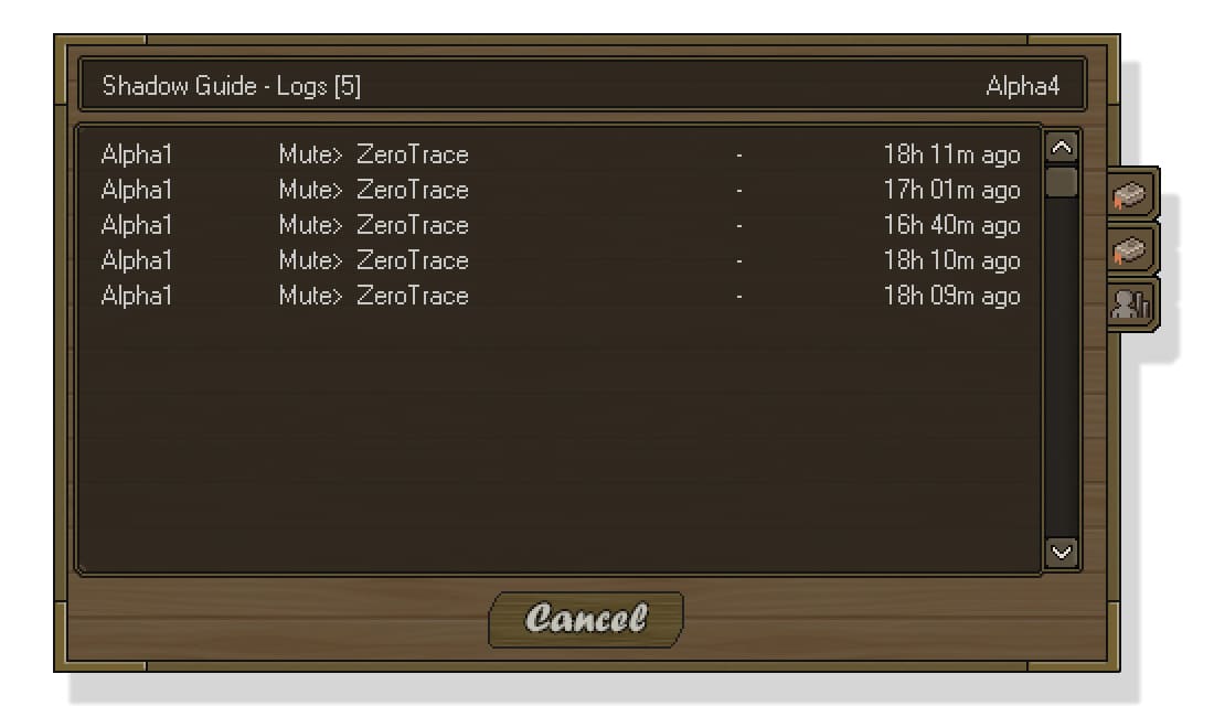 Screenshot from the dev post