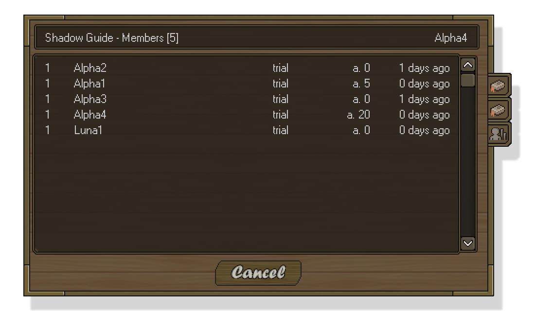Screenshot from the dev post