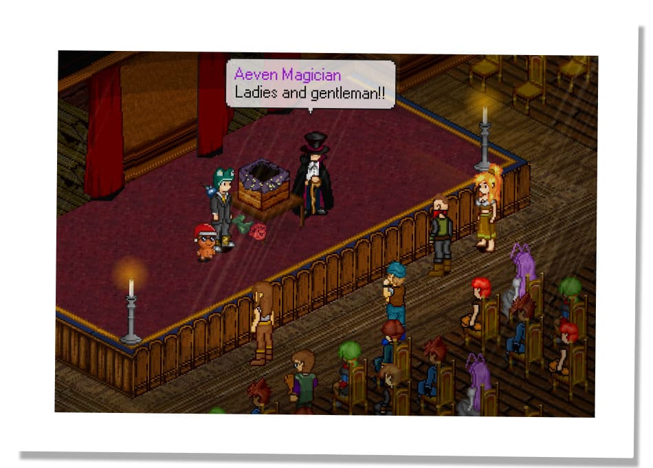 Screenshot from the dev post