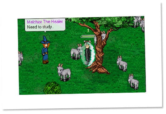 Screenshot from the dev post
