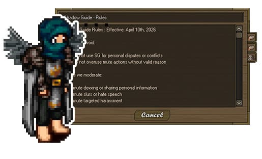 Screenshot from the dev post