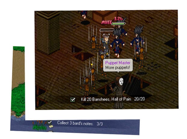 Screenshot from the dev post
