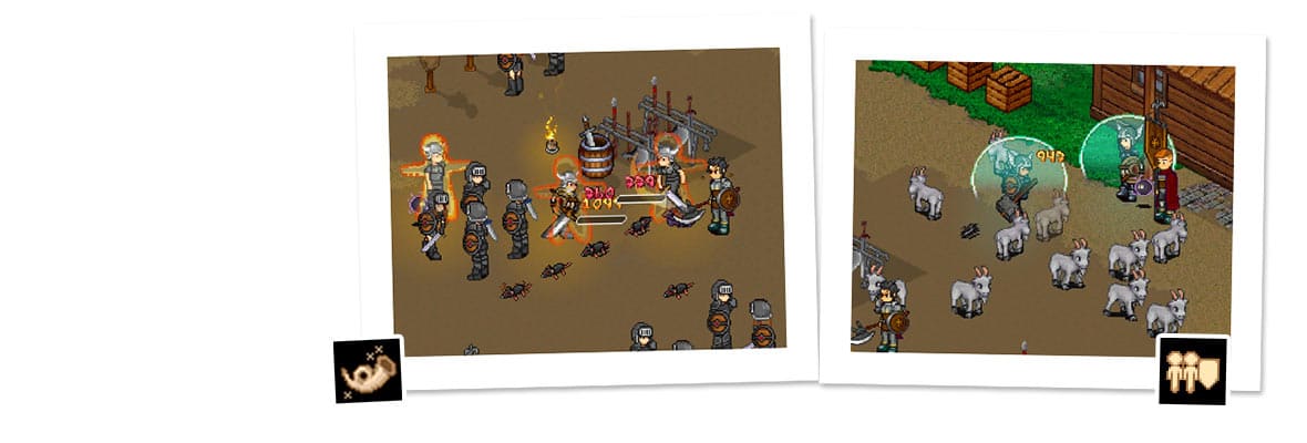 Screenshot from the dev post