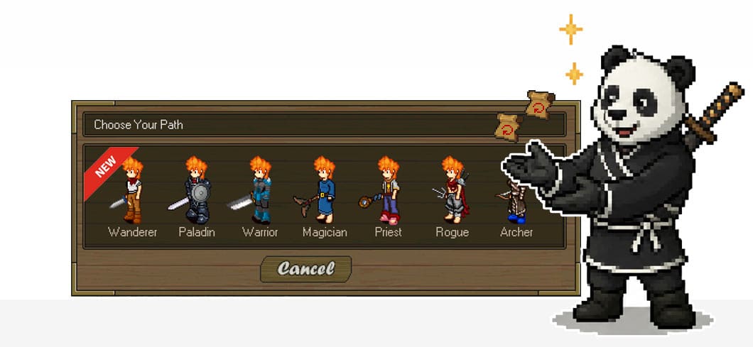 * the Wanderer class can now be picked from the classPick dialog, available through master Kopan and class reset scroll.